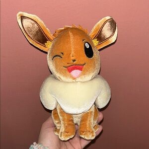 Pokemon Eevee Plush - Brown and Cream
